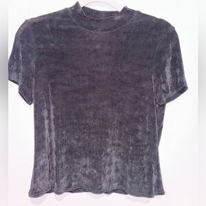 Maggy London Black Short Sleeve Top